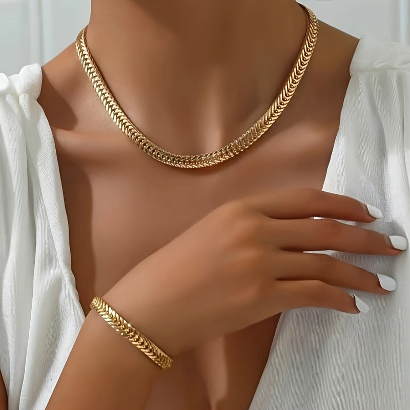 Joséphine™ | Set Collier & Bracelet Queue de Renard Unisexe