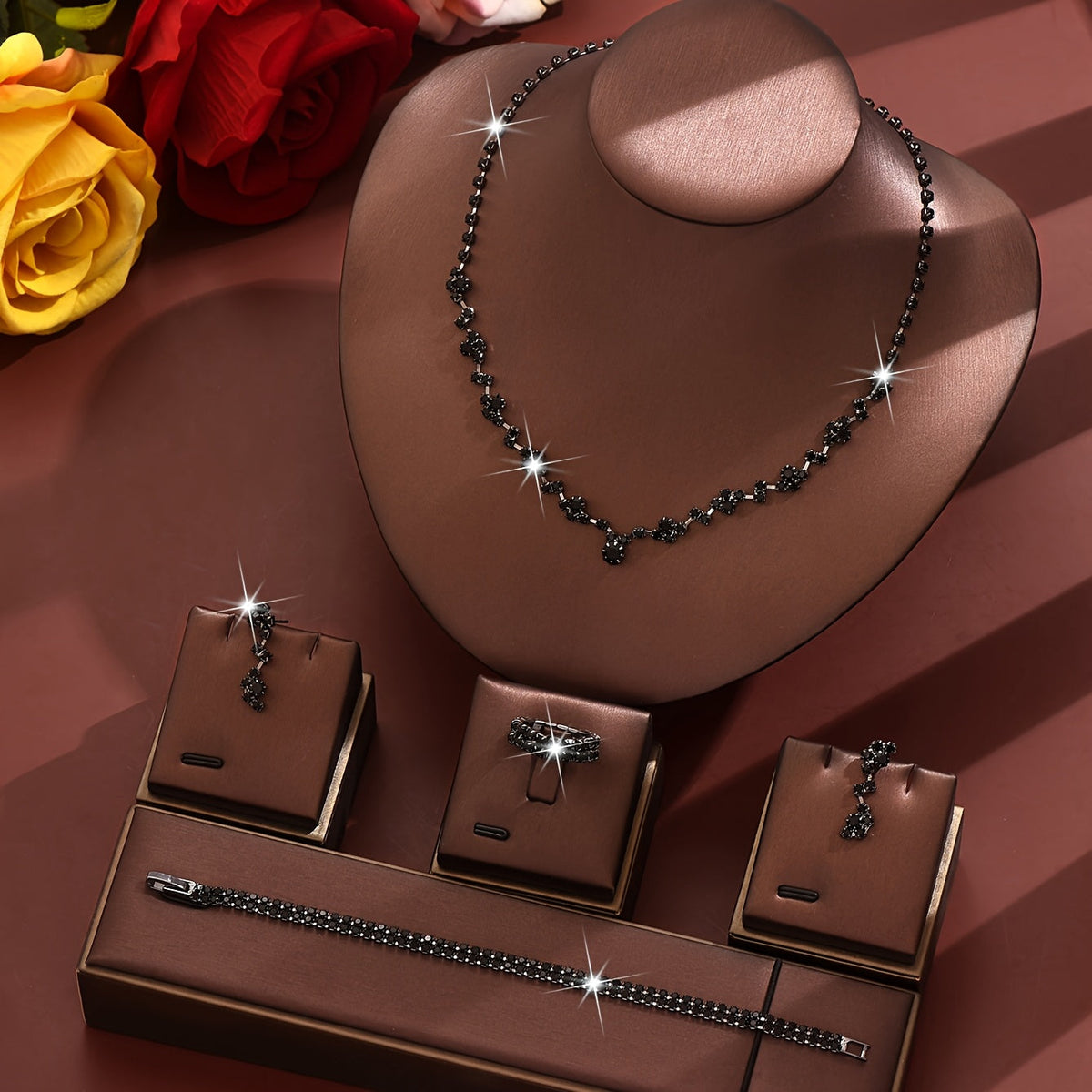 Bénédicte™ | Set Bijoux Élégant Léger 4 Pièces