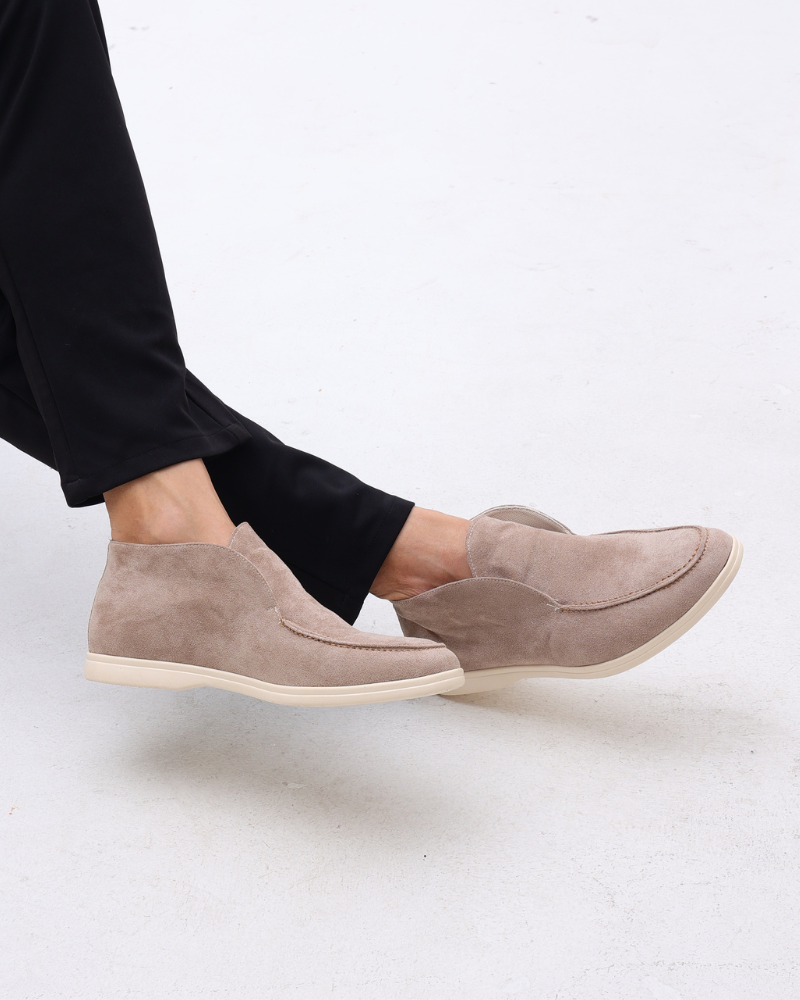 Mocassins hauts en daim Balmoral