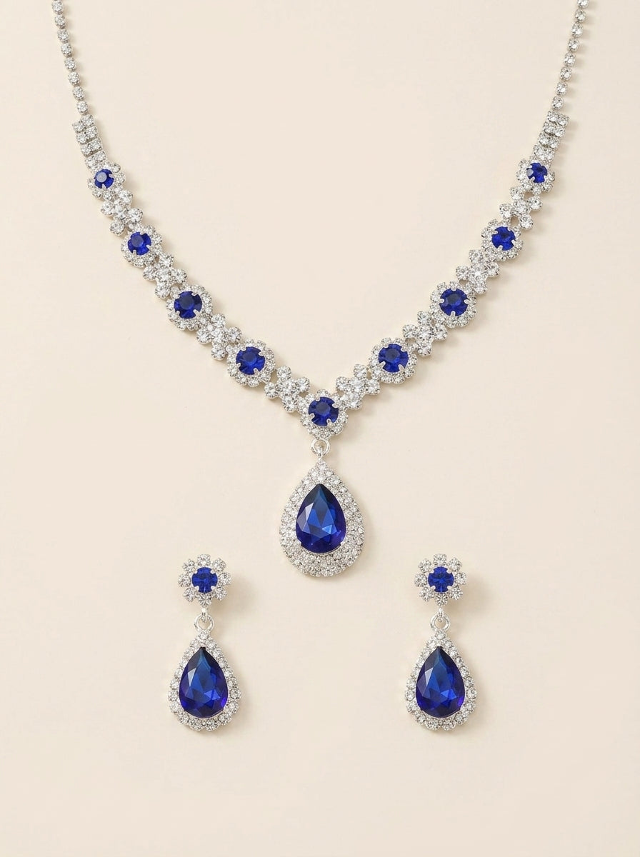 Véra - Élégante parure de bijoux en cristal