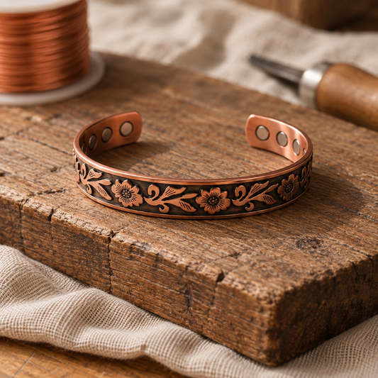 Bracelet en cuivre Liane
