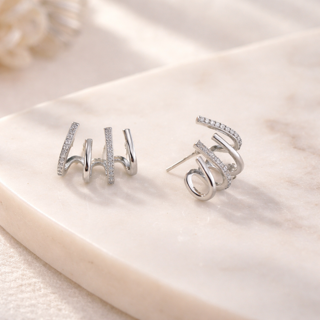 Zoé™ | Boucle d'Oreille Spirale