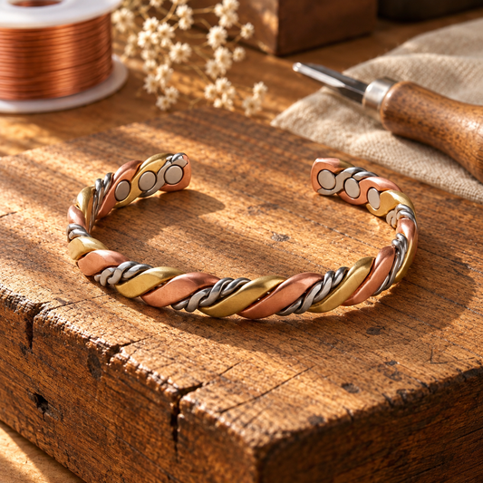Bracelet en cuivre Pierre