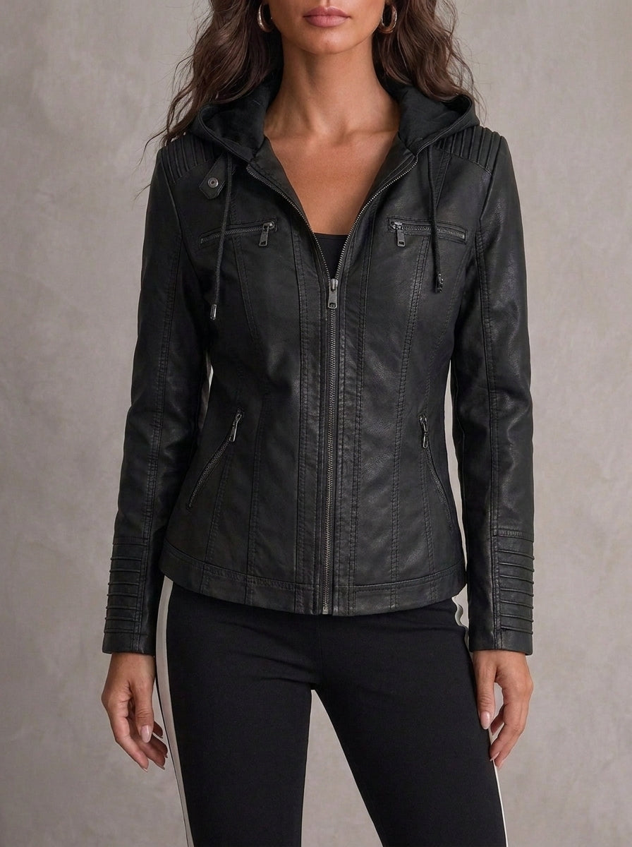 Margaux - Veste en cuir résistante et élégante