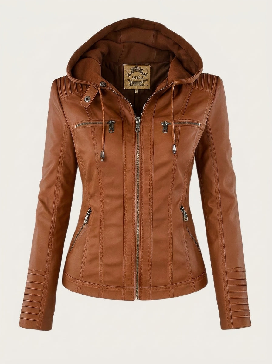 Margaux - Veste en cuir résistante et élégante