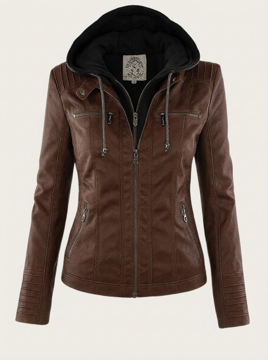 Sara - Veste en cuir résistante et élégante