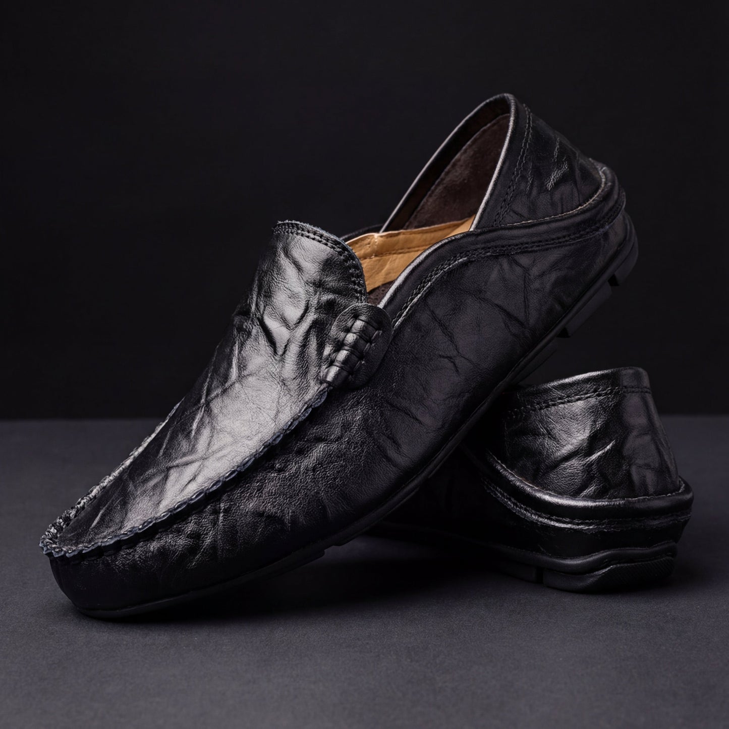 Antonio - Mocasines de cuero suave