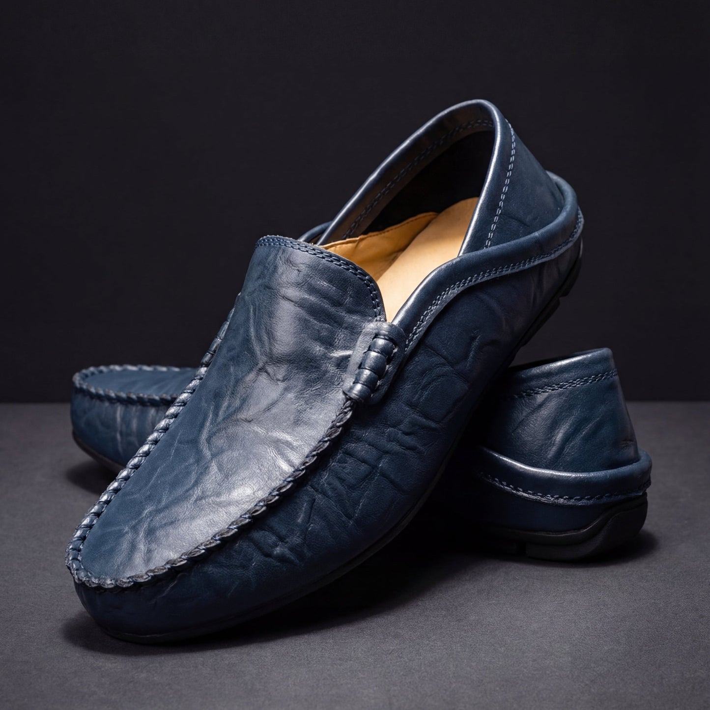 Antonio - Mocasines de cuero suave