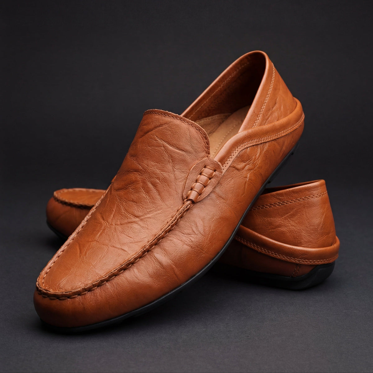 Antonio - Mocasines de cuero suave