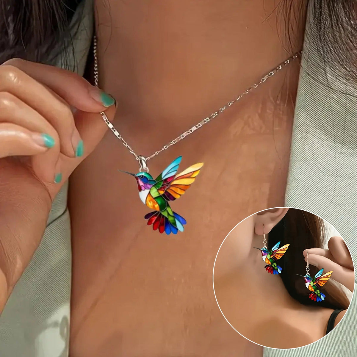 Éloïse™ | Magnifique Collier Colibri
