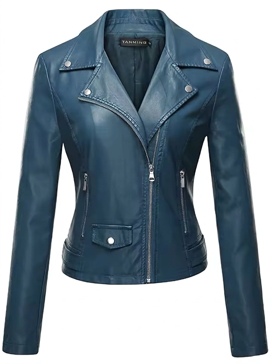 Nuria - Veste en cuir résistante et élégante
