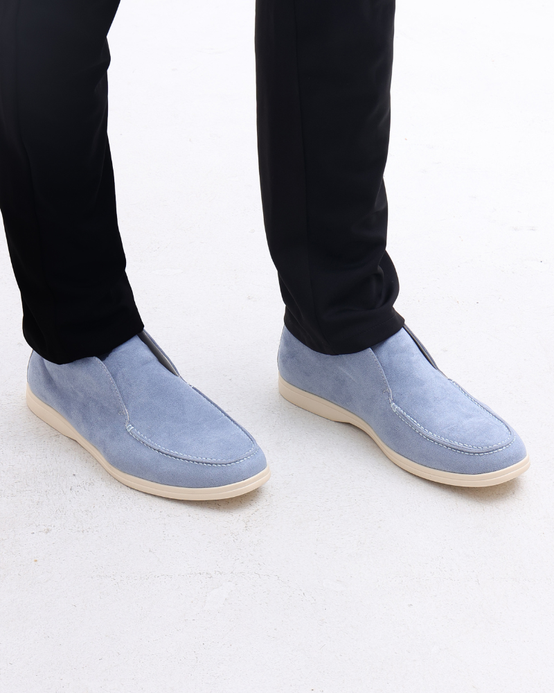 Mocassins hauts en daim Balmoral