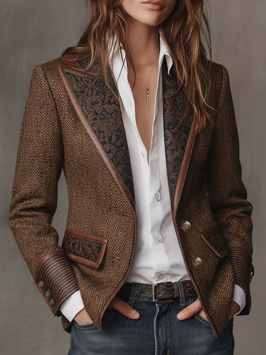Consuelo - Blazer à motifs chevrons