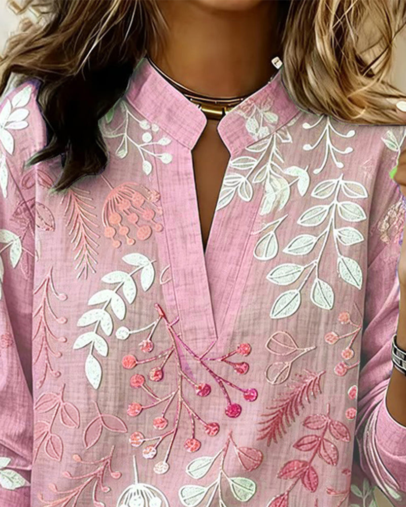 Liliane | Blouse Imprimée Botanique