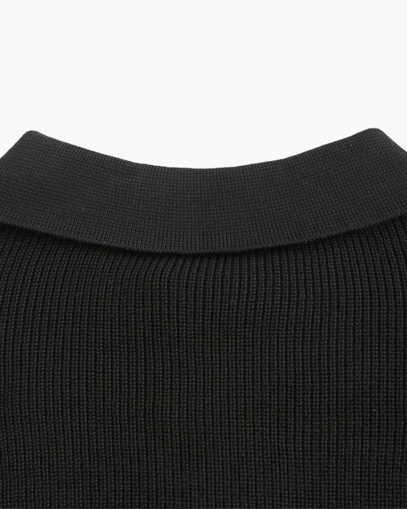 Pull en maille zippé Lugano