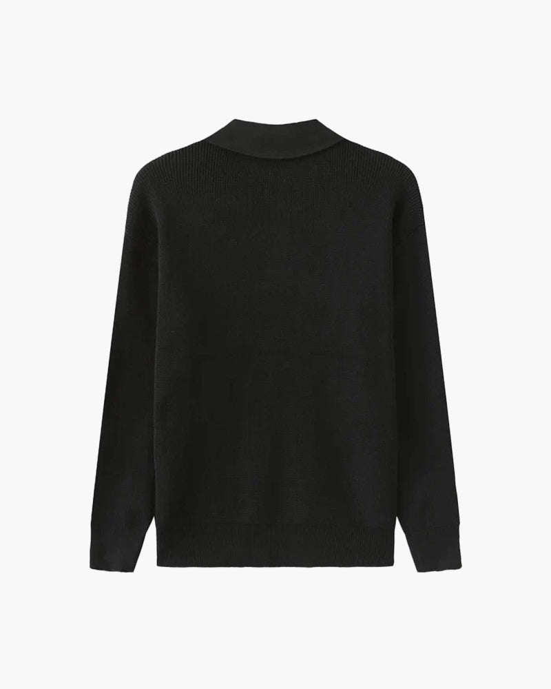 Pull en maille zippé Lugano