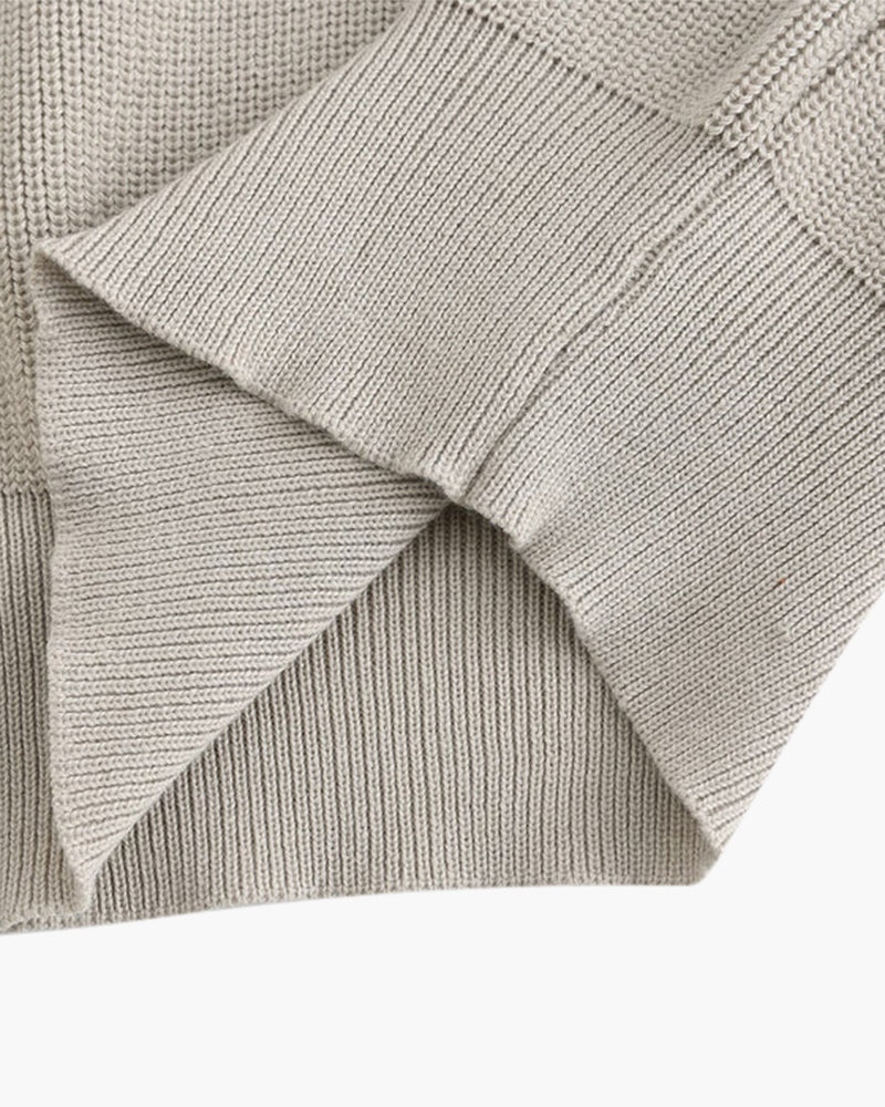 Pull en maille zippé Lugano