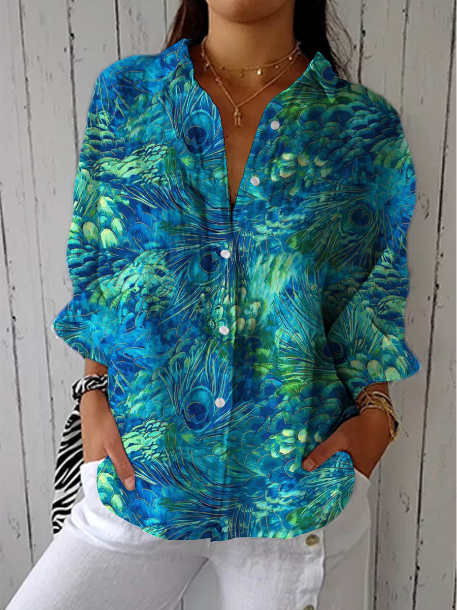 Florine™ | Blouse Grâce du Paon