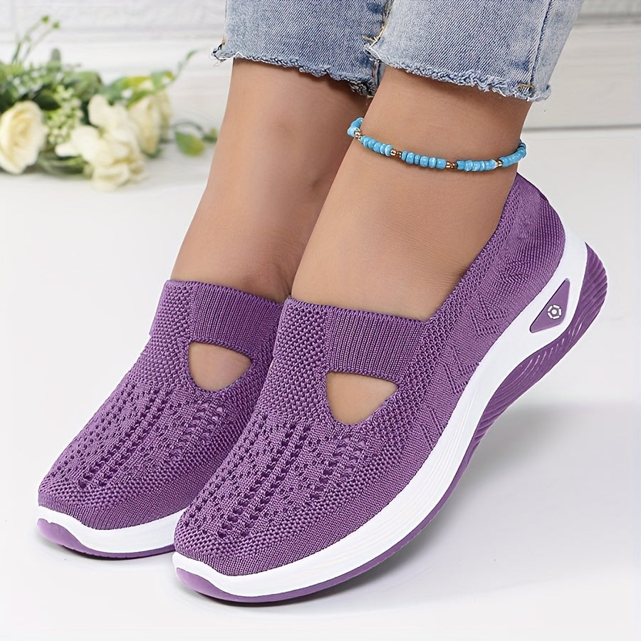 Chaussures de sport faciles à enfiler, confort stable