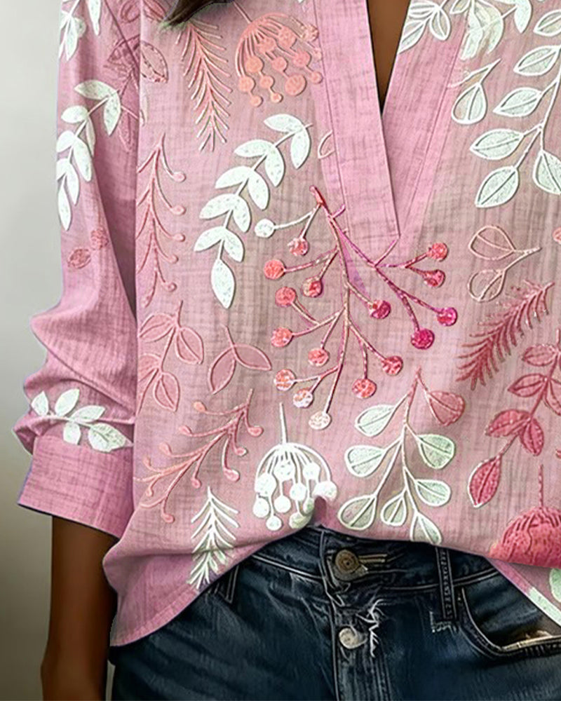 Liliane | Blouse Imprimée Botanique