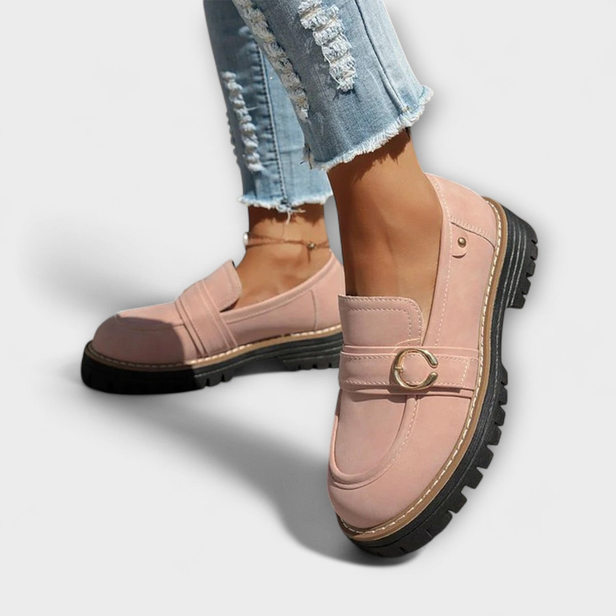 Lorette™ | Mocassins Casual à Bout Rond