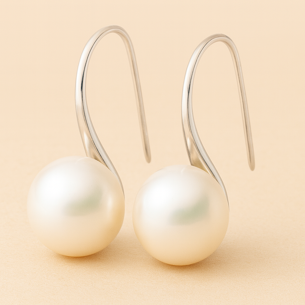 Pénélope™ | Boucles d'Oreilles Pendantes Perle Gracieuses