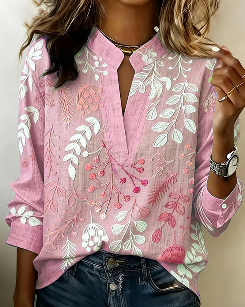 Liliane | Blouse Imprimée Botanique