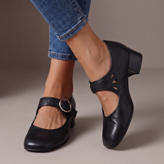 Verónica | Babies en cuir à talons