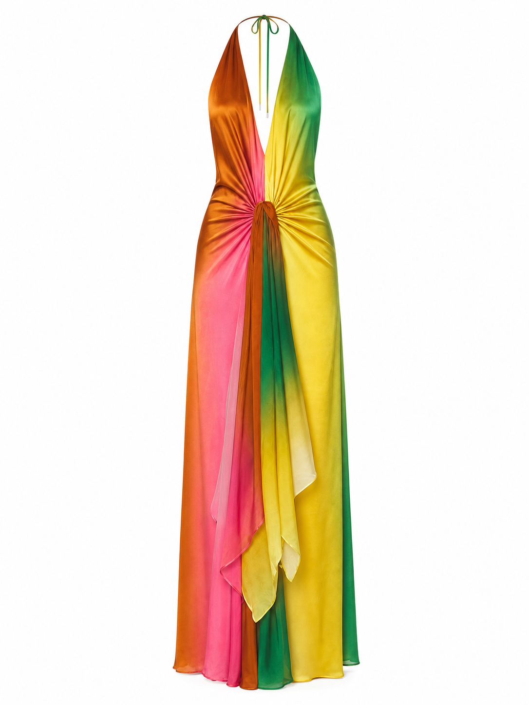 Valentina - Vestido maxi satinado