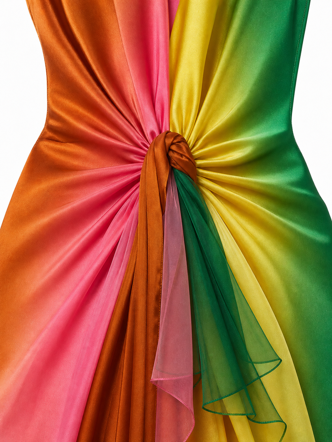 Valentina - Vestido maxi satinado