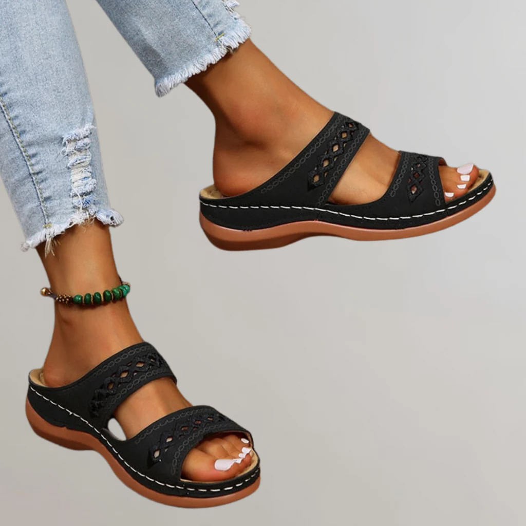 Estelle™ | Sandales Orthopédiques Élégantes