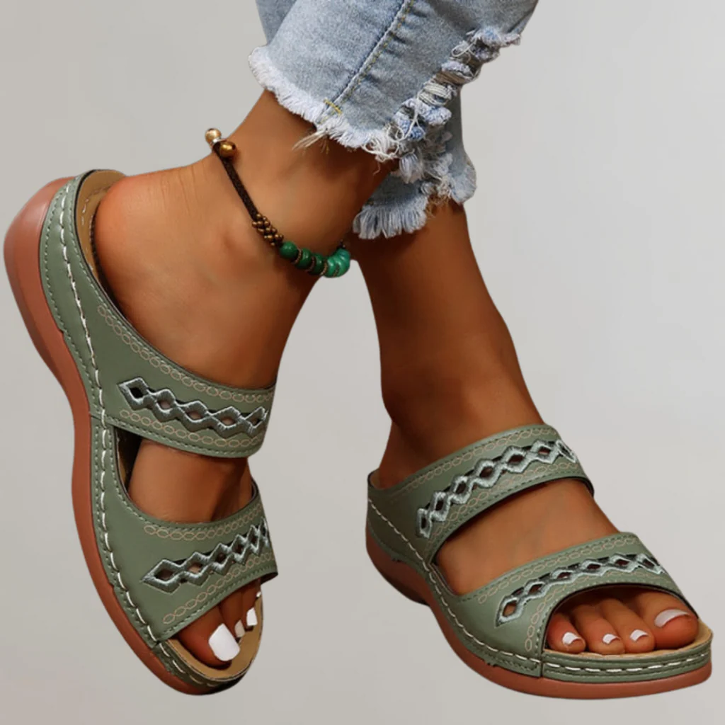 Estelle™ | Sandales Orthopédiques Élégantes