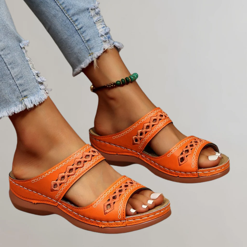 Estelle™ | Sandales Orthopédiques Élégantes