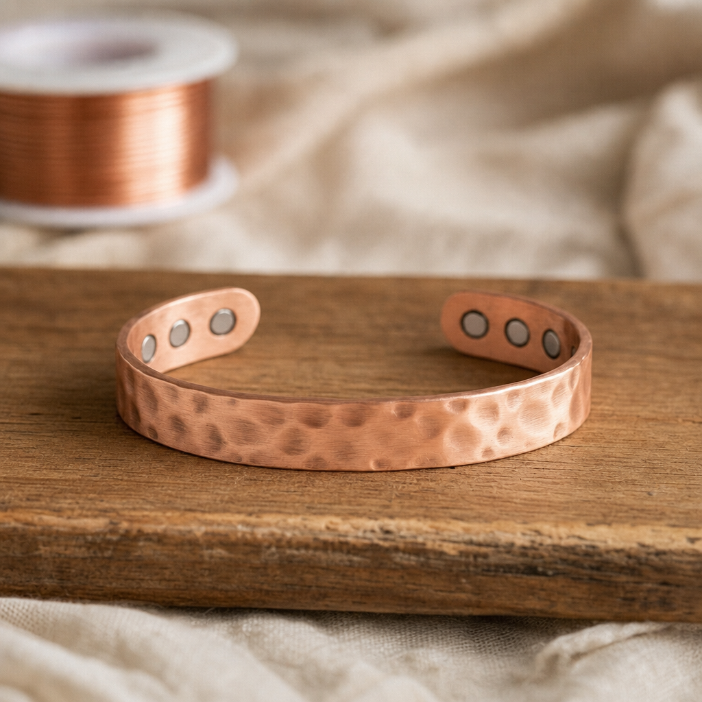 Pulsera de cobre Magnetita