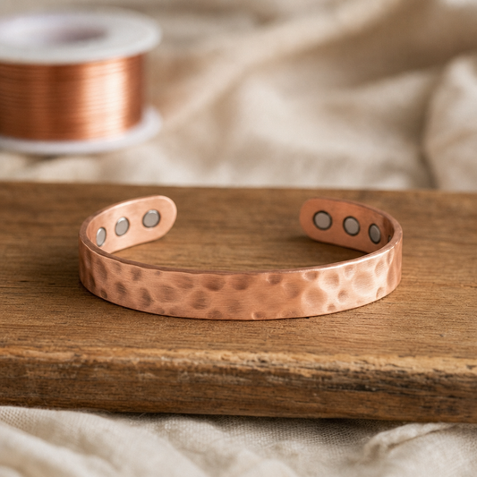 Bracelet en cuivre magnétite