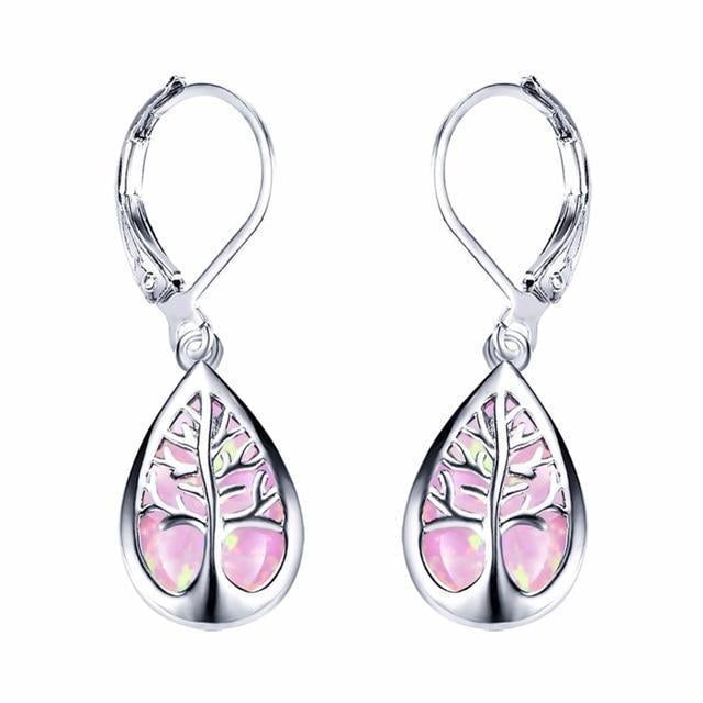Sylvaine™ | Boucles d'Oreilles Arbre de Vie Dorées