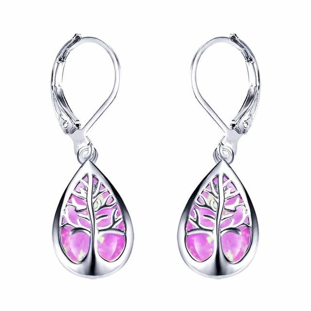 Sylvaine™ | Boucles d'Oreilles Arbre de Vie Dorées