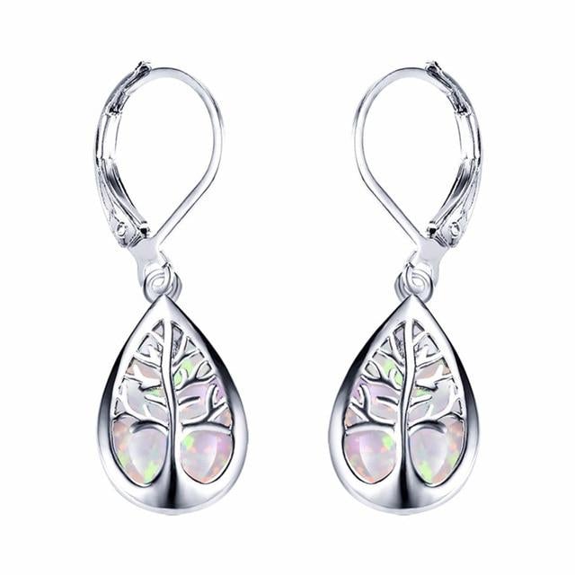 Sylvaine™ | Boucles d'Oreilles Arbre de Vie Dorées